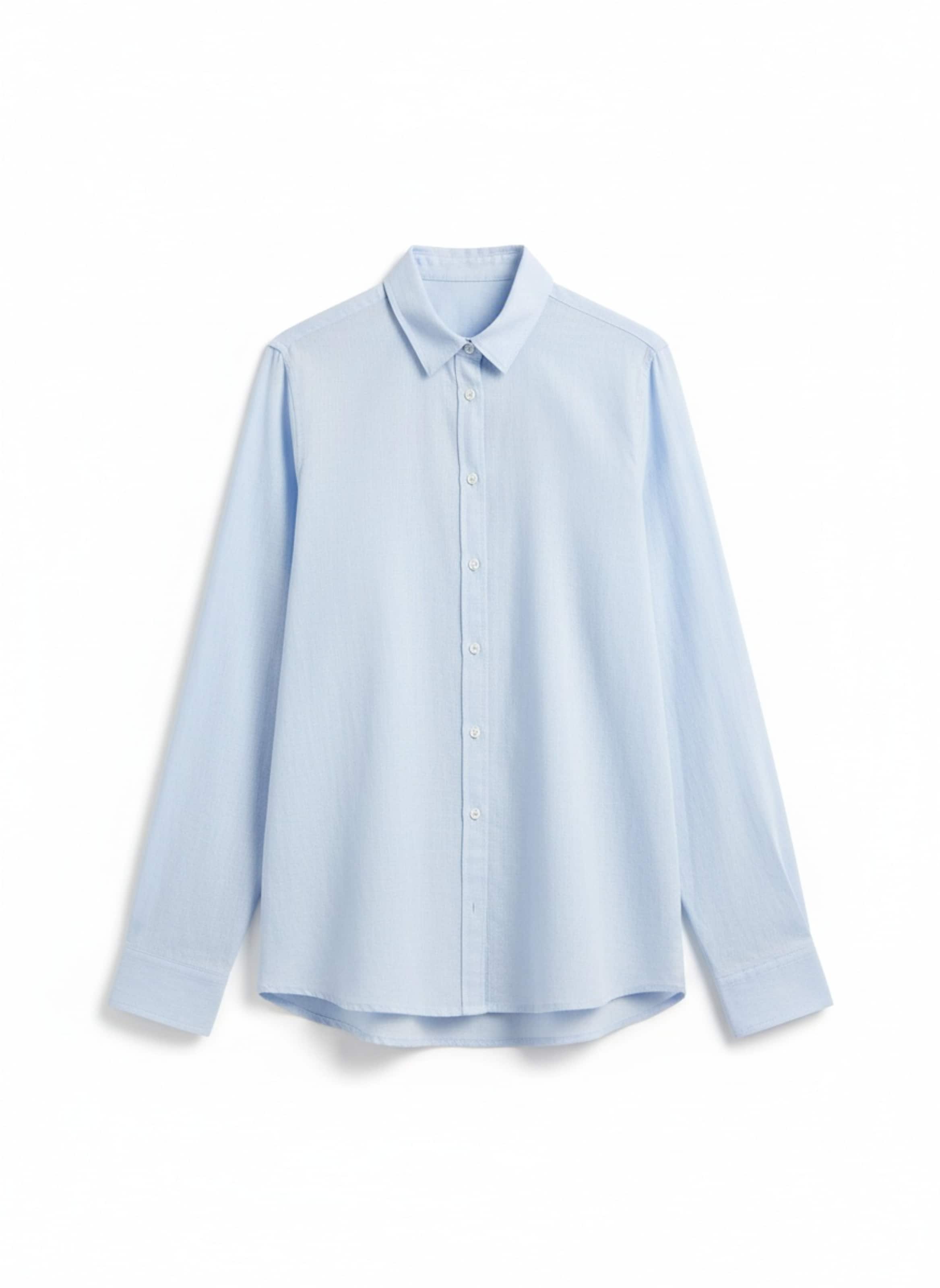 Springfield Bluse i S i lyseblå / hvid, Produktvisning