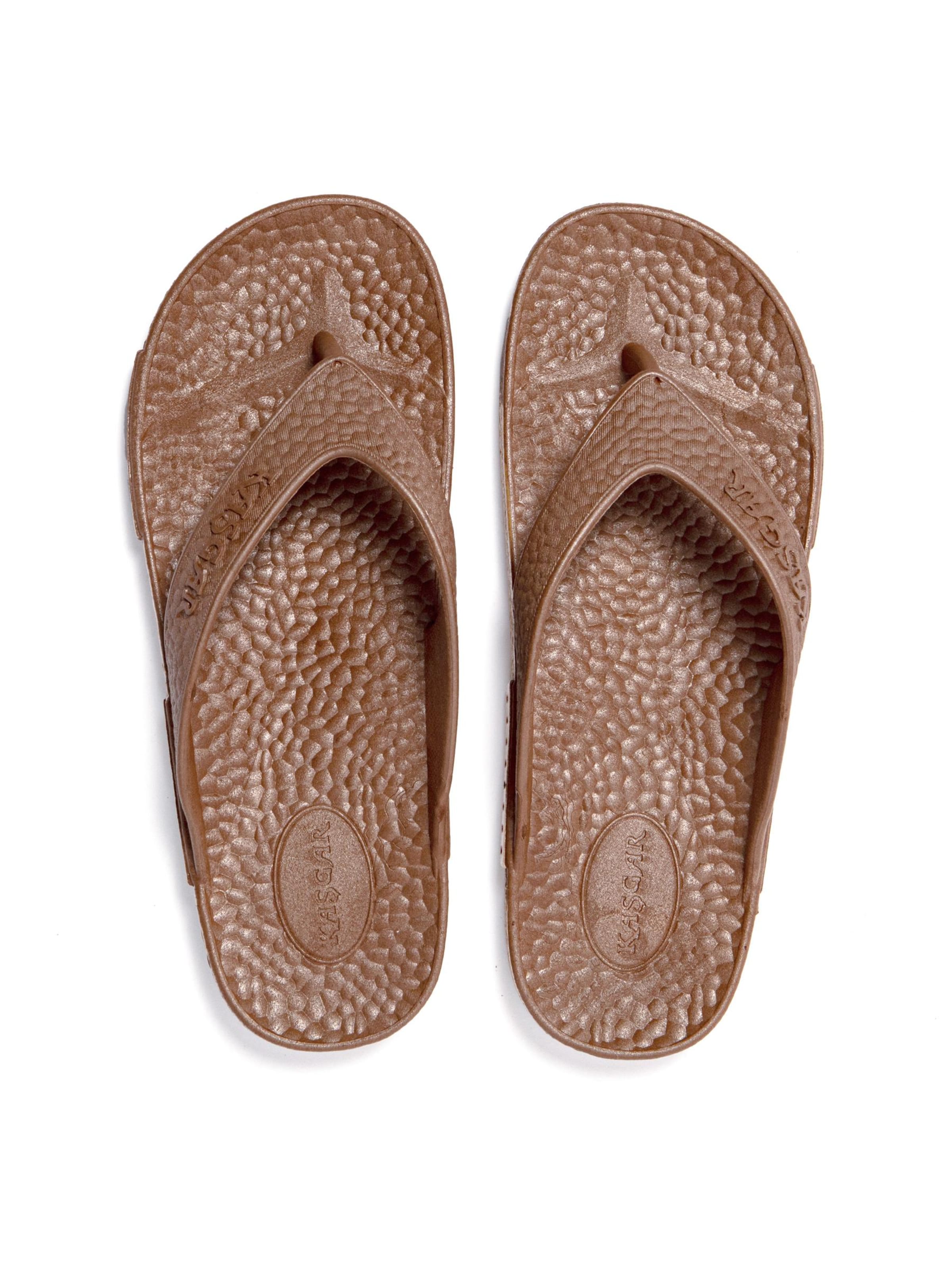 Brasileras - Zapatos para playa y agua 'Gummix' en marrón