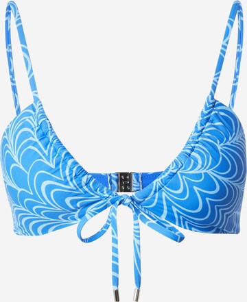 Triangle Hauts de bikini Seafolly en bleu : devant