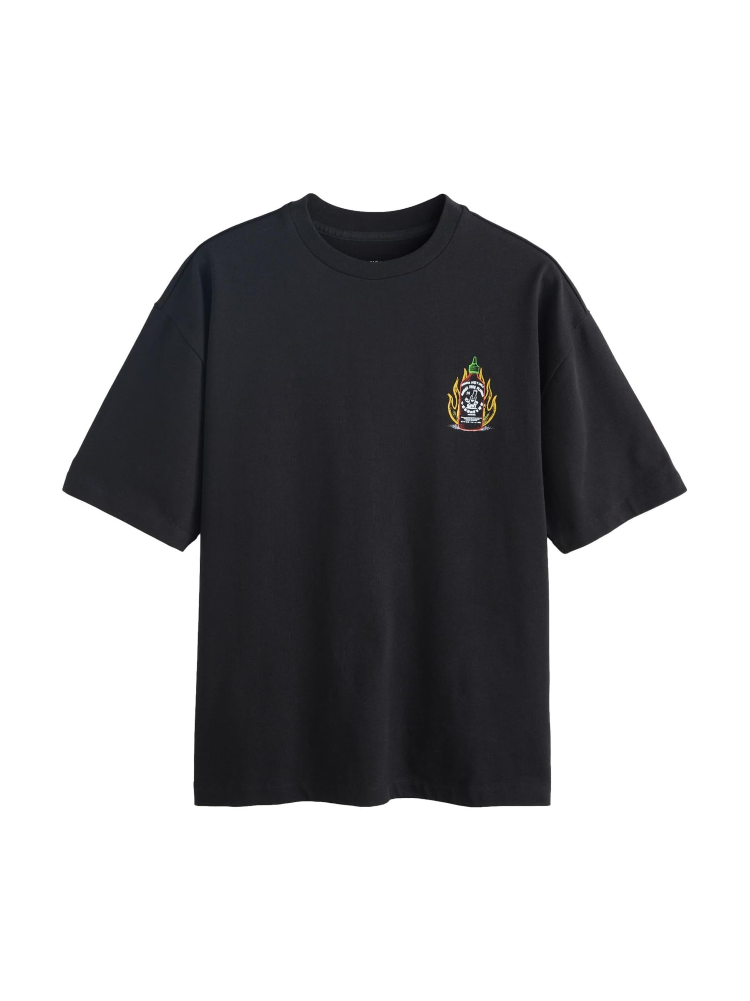 Next - Camiseta en negro: frente