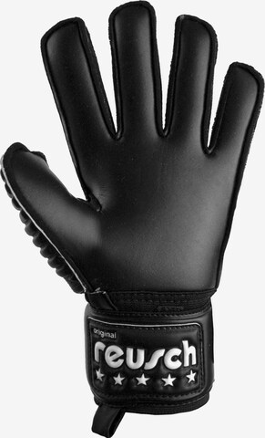 REUSCH Athletic Gloves 'Legacy Arrow Silver Junior' in Black