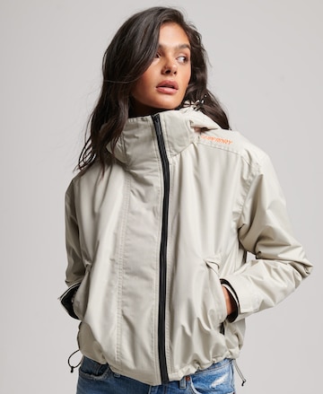 Superdry Weatherproof jacket 'SD-Windcheater' in Grey: front