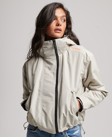 Superdry Functionele jas 'SD-Windcheater' in Grijs: voorkant