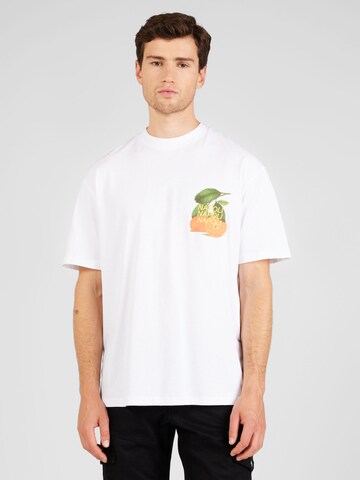 T-Shirt TOPMAN en blanc : devant