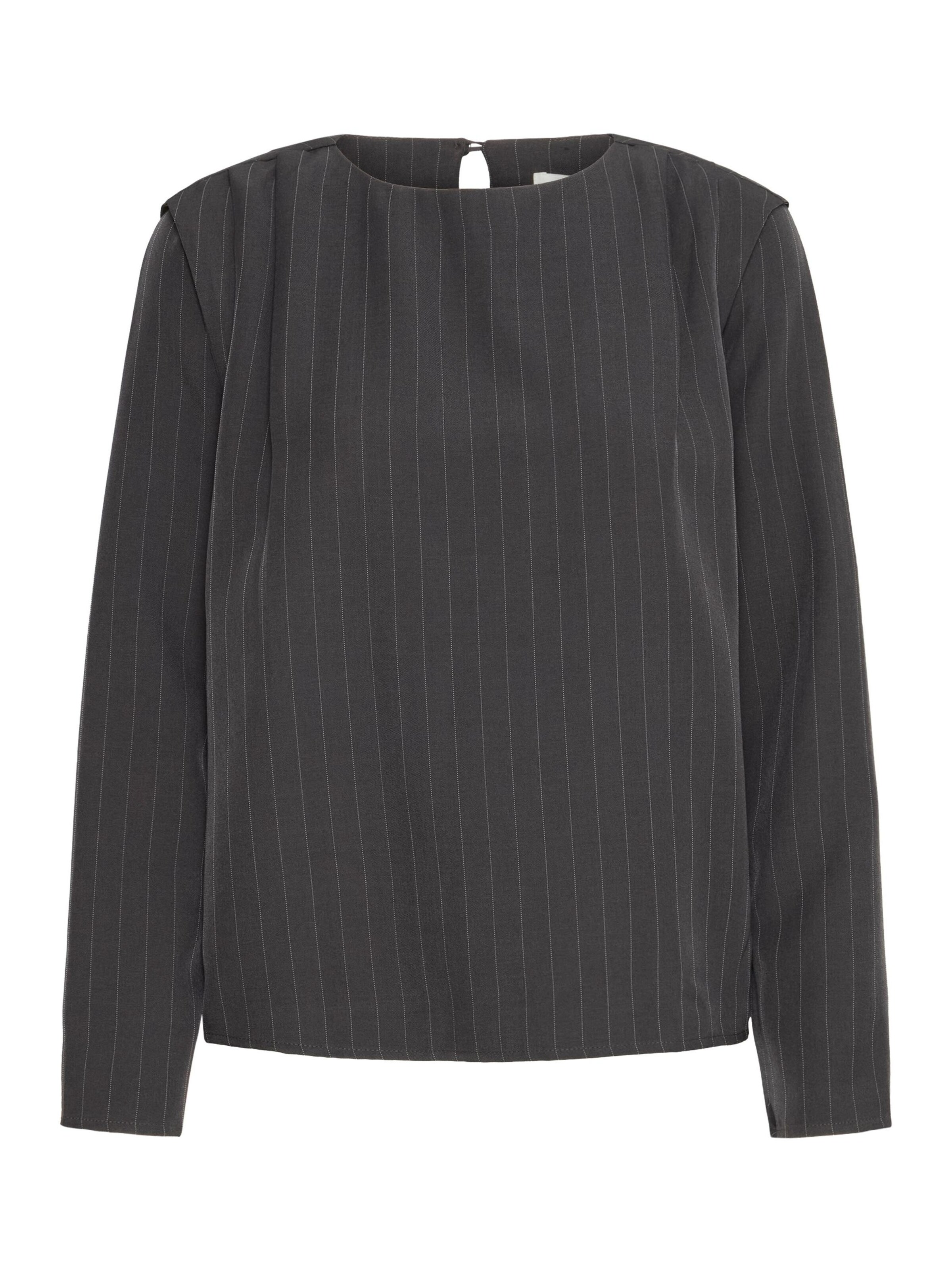 b.young - Blusa 'BYMmmidde' em cinzento: frente