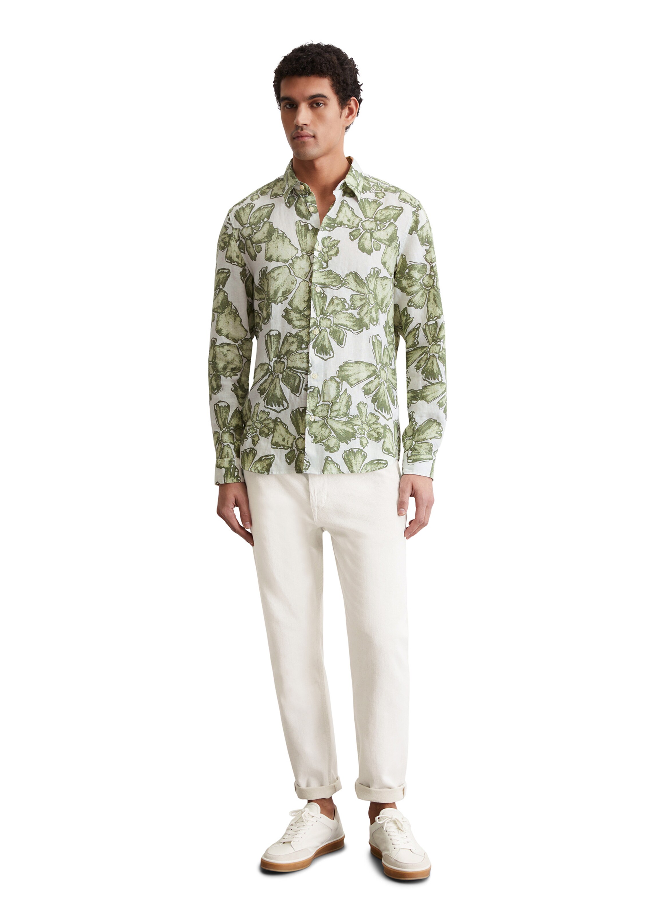 Marc O'Polo Regular fit Button Up Shirt in Green