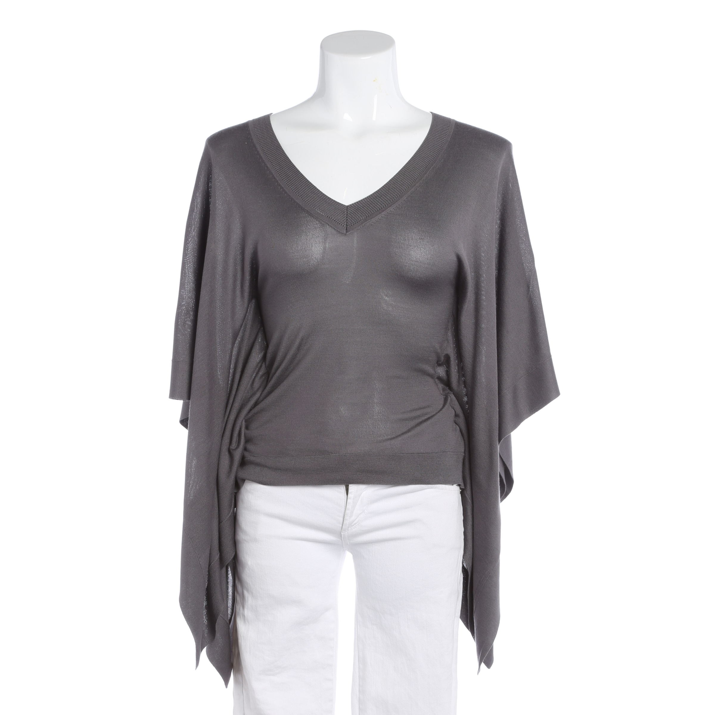 Céline Blouse & Tunic in S in Grey: front