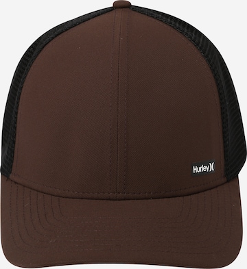 Casquette de sport 'LEAGUE' Hurley en marron : devant