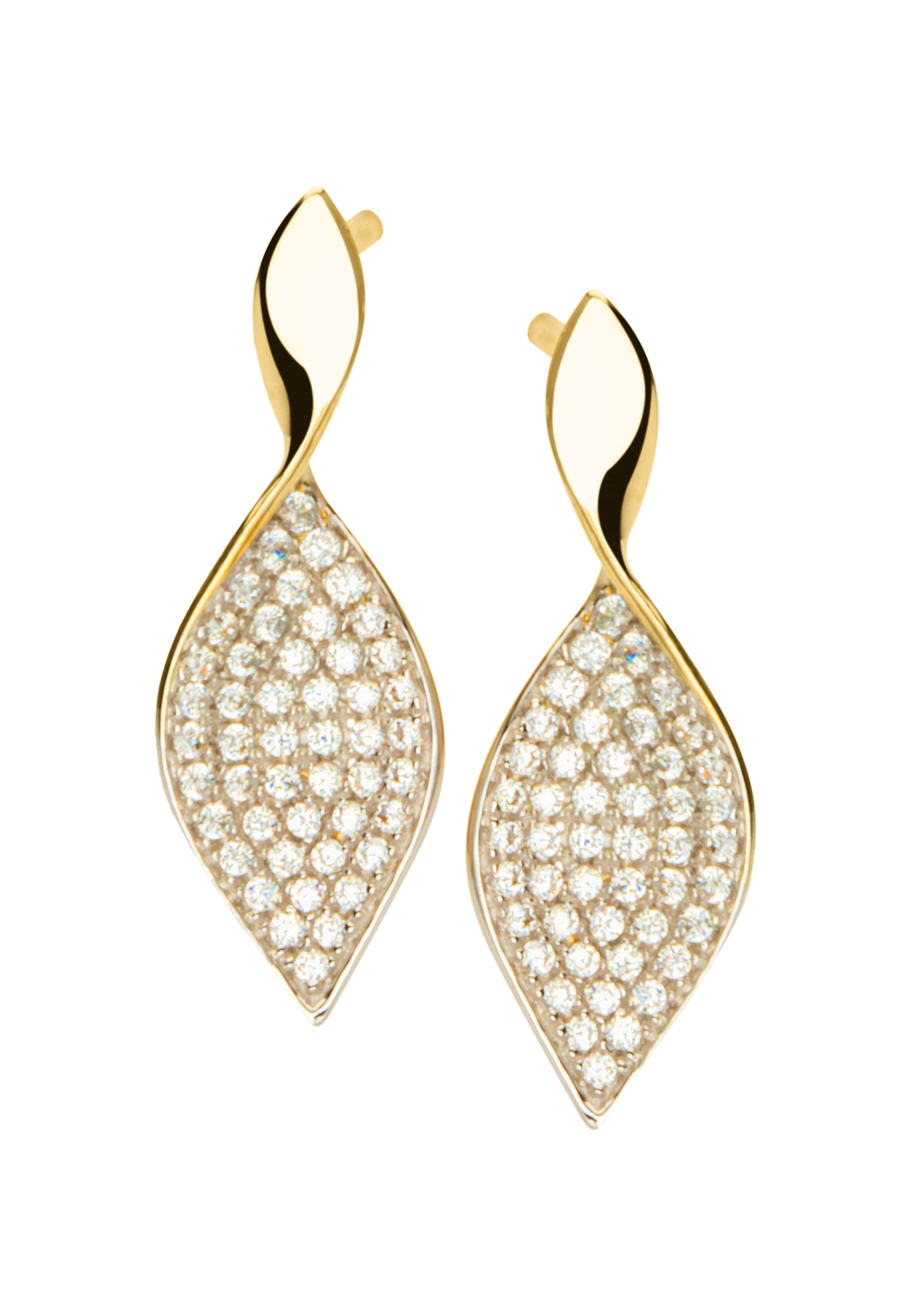 Nana Kay Ohrringe in Gold: Vorderseite