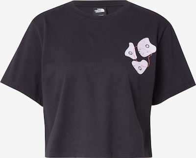 THE NORTH FACE Tehnička sportska majica u malina / rosé / crna / bijela, Pregled proizvoda