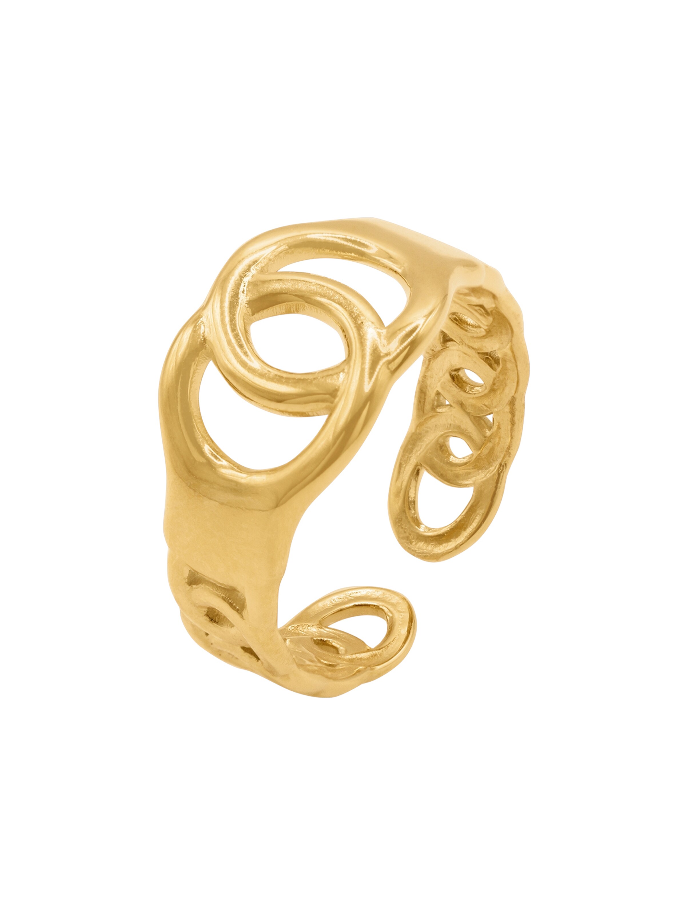 Heideman Ring in Gold: front