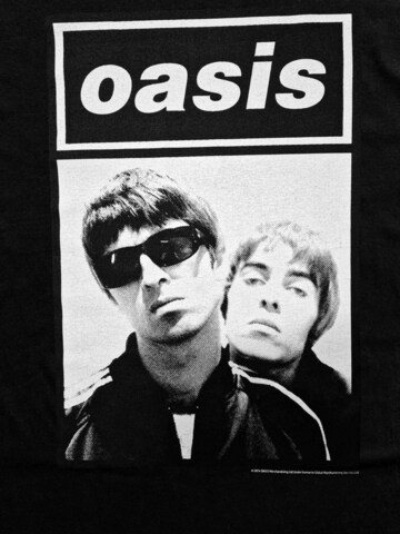 T-Shirt 'Oasis- Noel & Liam Boxed Photo T-Shirt' Oasis en noir