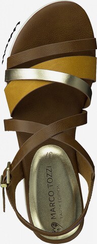 Earth Edition by Marco Tozzi Strap sandal in Brown