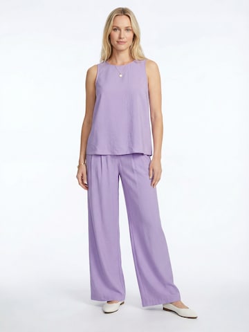 Guido Maria Kretschmer Women Свободный крой Брюки со складками 'Finja' в Лиловый