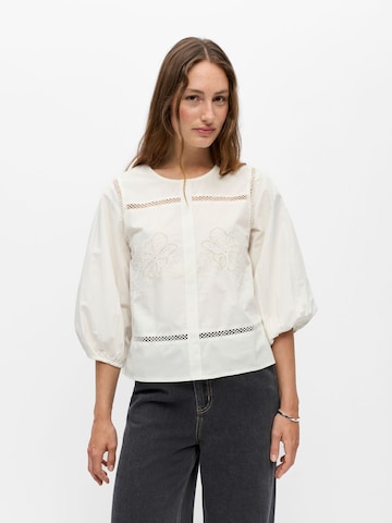 OBJECT Blouse in Wit: voorkant