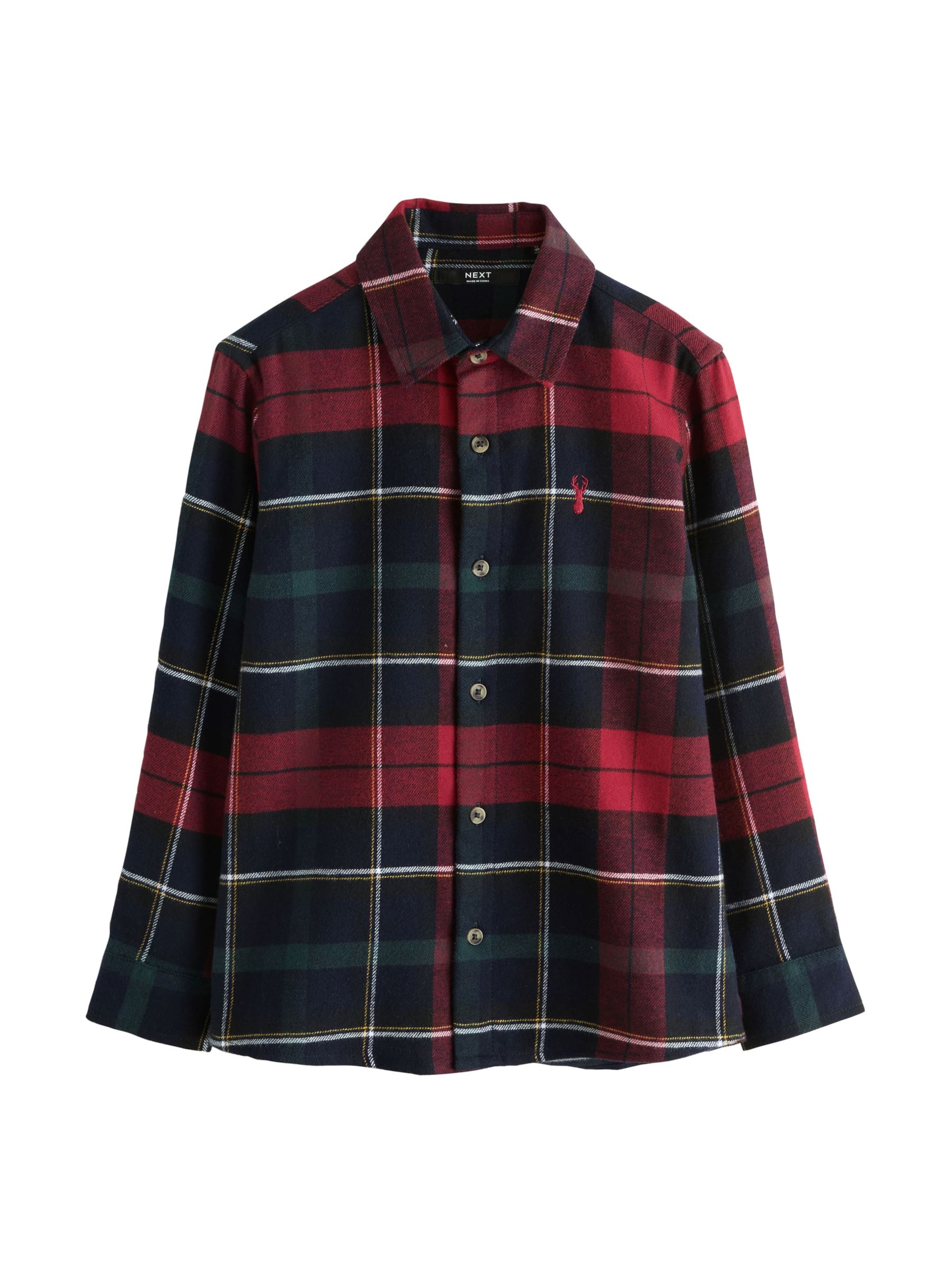 Regular fit Camicia 'Christmas' di Next in rosso: frontale