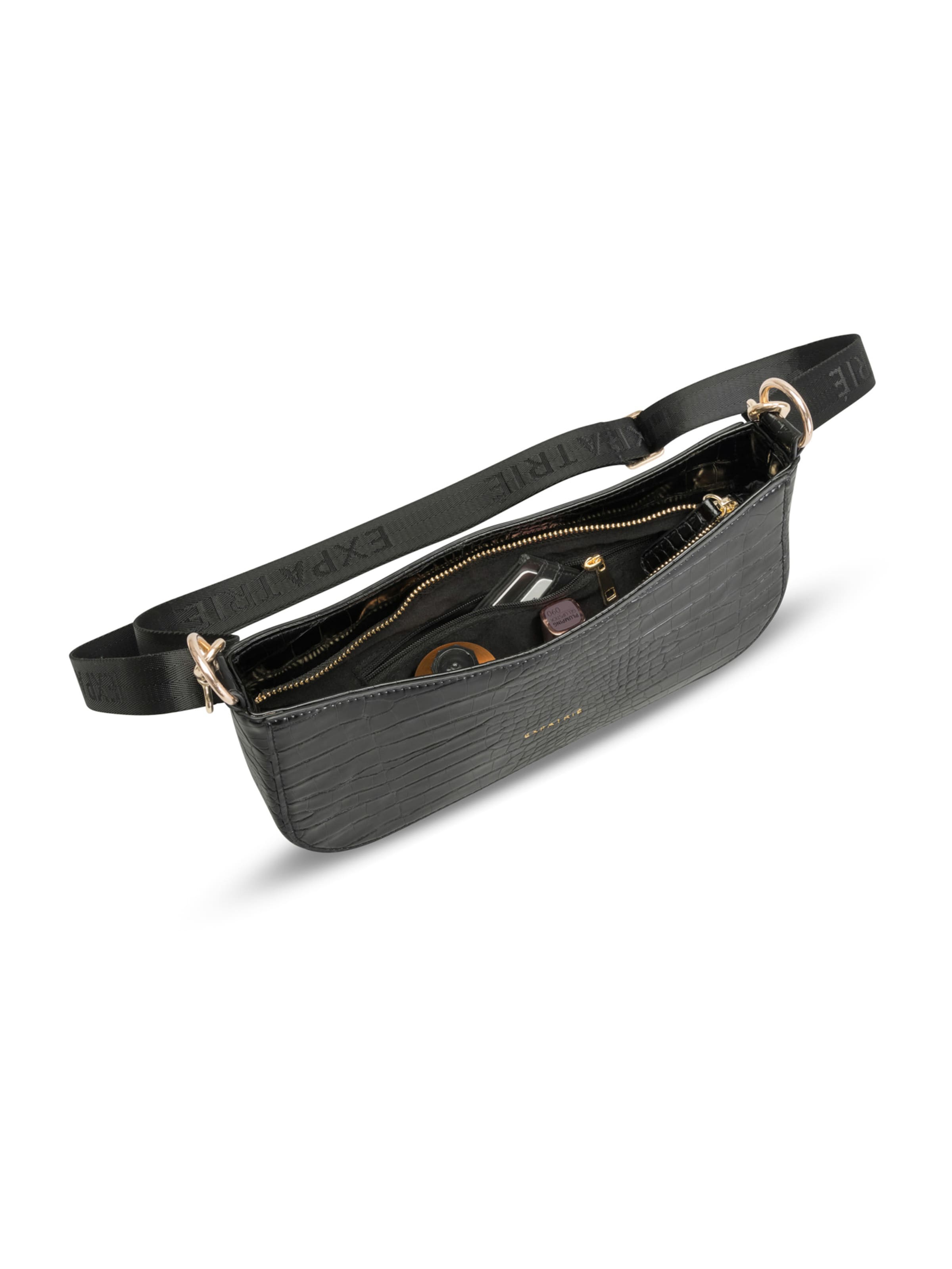 Expatrié Τσάντα ώμου 'Féline' σε μαύρο