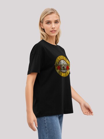 F4NT4STIC Shirt 'Guns 'n' Roses Vintage Bullet Logo' in Black