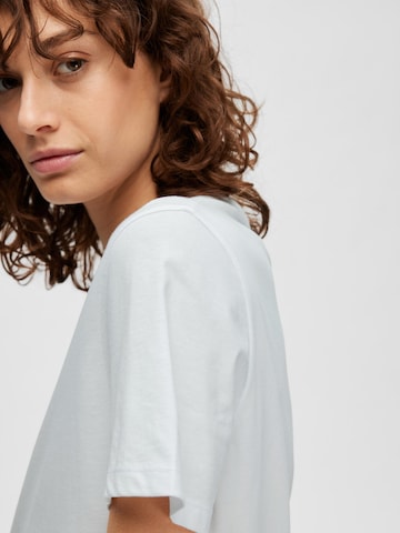 SELECTED FEMME T-shirt i vit