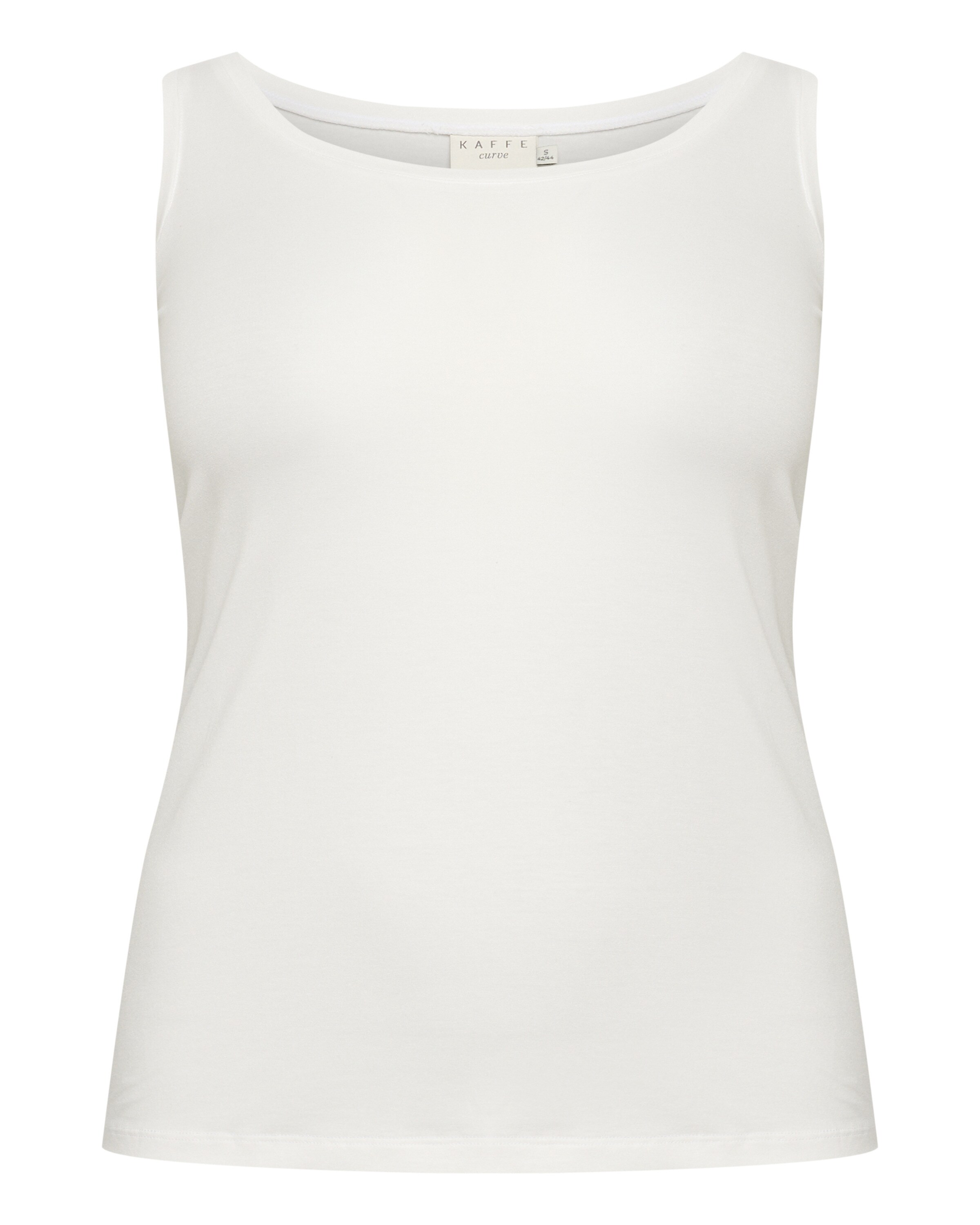 KAFFE CURVE - Blusa em branco: frente