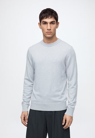 JACK & JONES Trui 'JJEPERFECT' in Grijs: voorkant