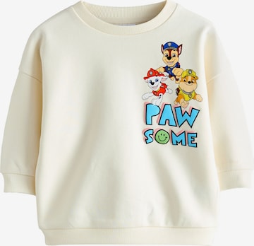 Next Collegepaita 'Paw Patrol' värissä valkoinen: etupuoli
