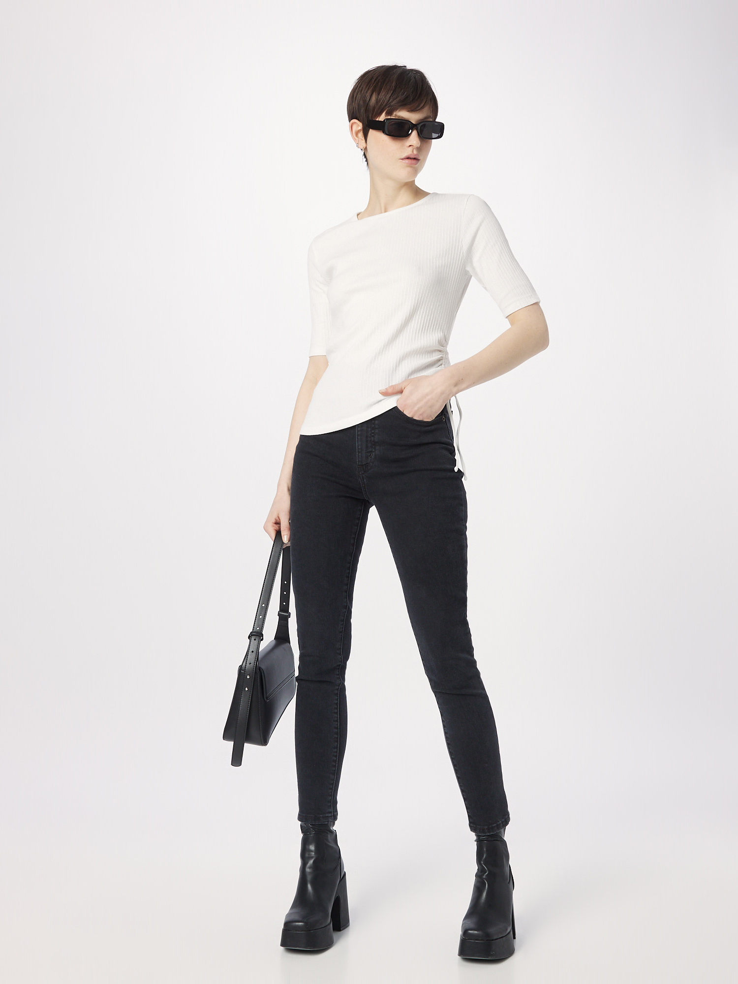 LEVI'S ® Top 'Short Sleeve Rach Top' in Weiß