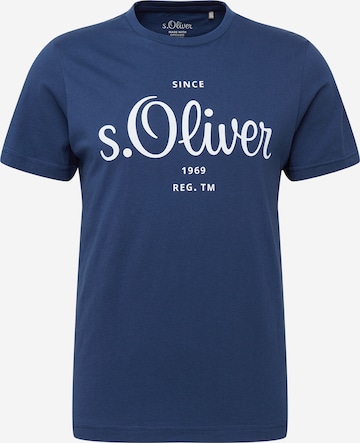 s.Oliver T-Shirt in Blau: predná strana