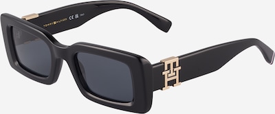 TOMMY HILFIGER Sonnenbrille in gold / schwarz, Produktansicht