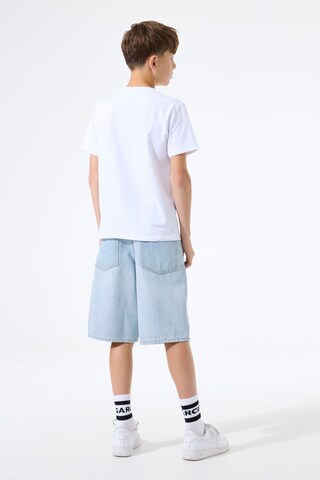 GARCIA Wide Leg Shorts in Blau
