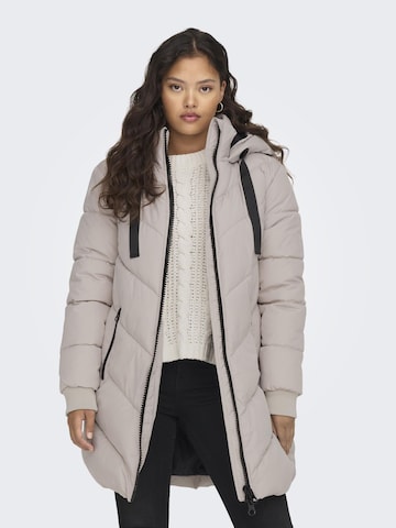 Manteau d’hiver 'Skylar' JDY en gris : devant