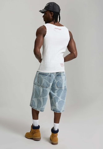 Ed Hardy Свободный крой Джинсы в Синий