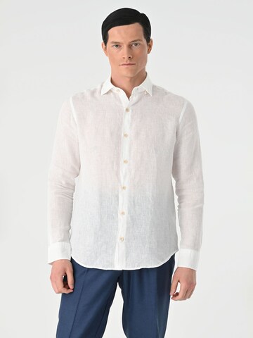 Regular fit Camicia di Antioch in bianco: frontale