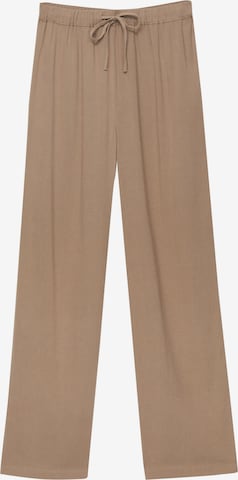 Loosefit Pantalon Pull&Bear en marron : devant