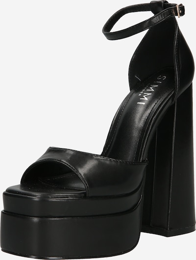 Sandale 'ROBIN' Simmi London pe negru, Vizualizare produs
