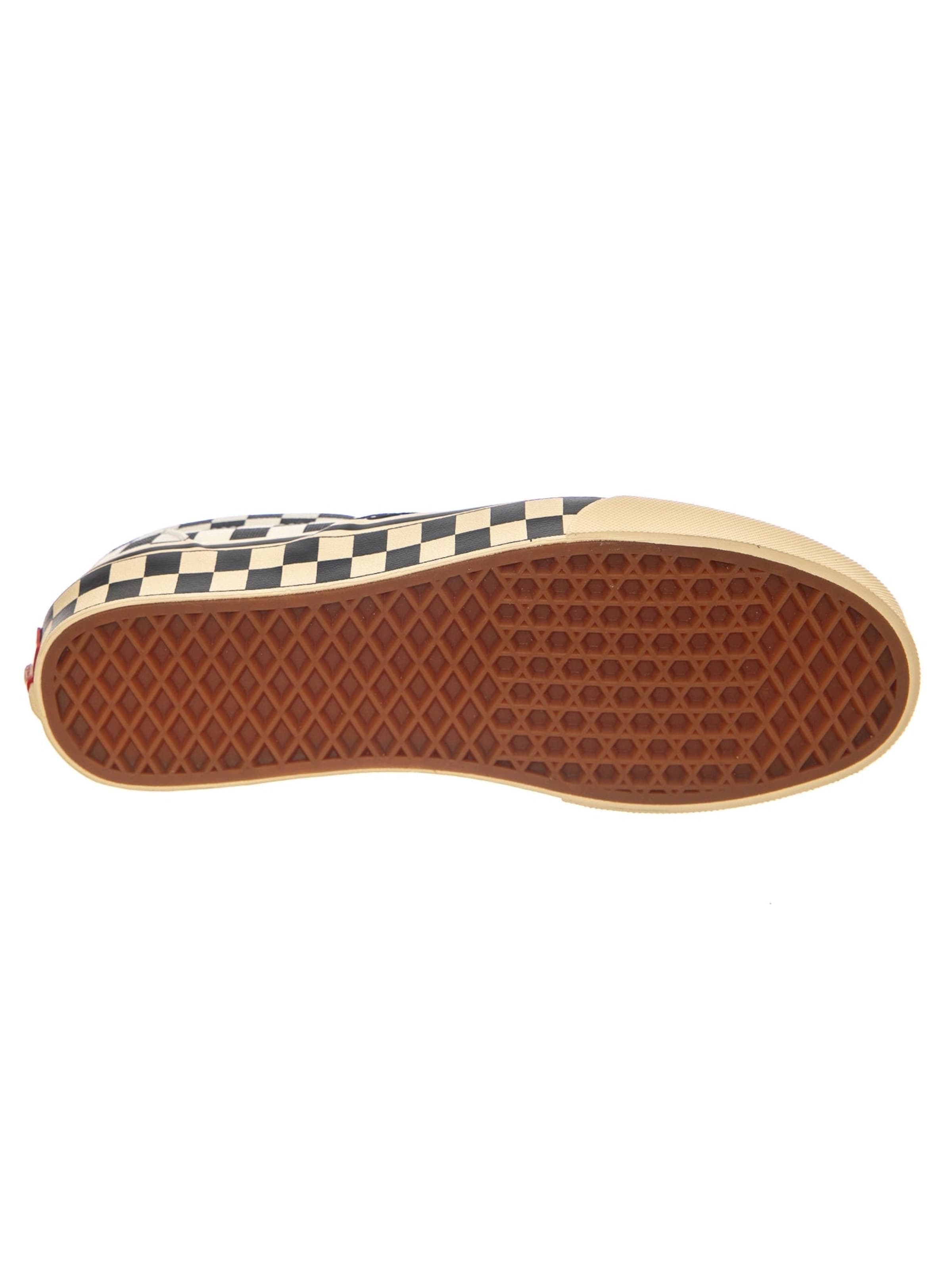 Scarpa slip-on 'CLASSIC SLIP-ON CHBD BLACK / MARSHMALLOW' di VANS in nero