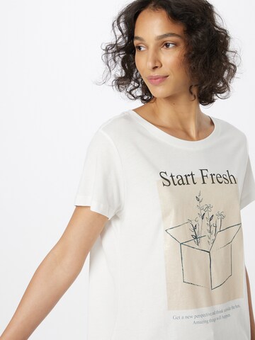 T-shirt Smith&Soul en blanc