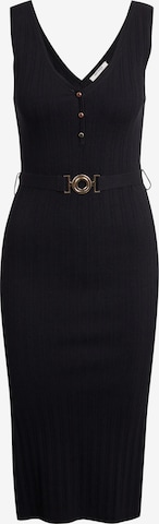 Orsay Knitted dress in Black: front