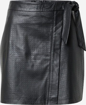 OBJECT Skirt 'LAUR' in Black: front
