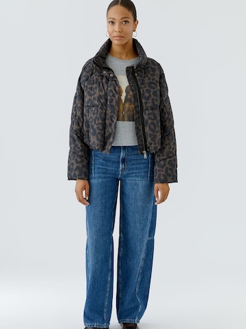 Veste mi-saison OUI en marron : devant