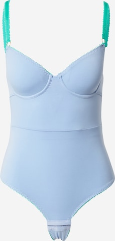 Dora Larsen Bodysuit 'NOELLE' in Blue: front