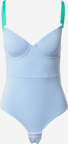 Dora Larsen - Body 'NOELLE' en azul: frente