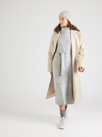 VILA Knitted dress 'Rolfie' in Grey