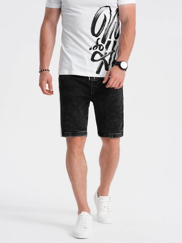 Ombre Regular Shorts 'W363' in Schwarz