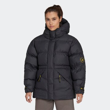 ADIDAS BY STELLA MCCARTNEY Sportjacke 'Mid- Padded Winter' in Schwarz: predná strana