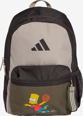 ADIDAS SPORTSWEAR Sports backpack 'The Simpsons' in Brown: front