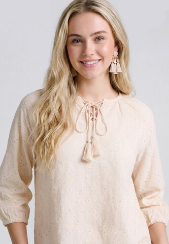 IZIA - Blusa en beige