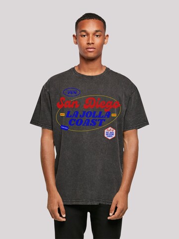 T-Shirt F4NT4STIC en noir : devant