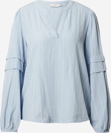 Kaffe Blouse in Blauw: voorkant