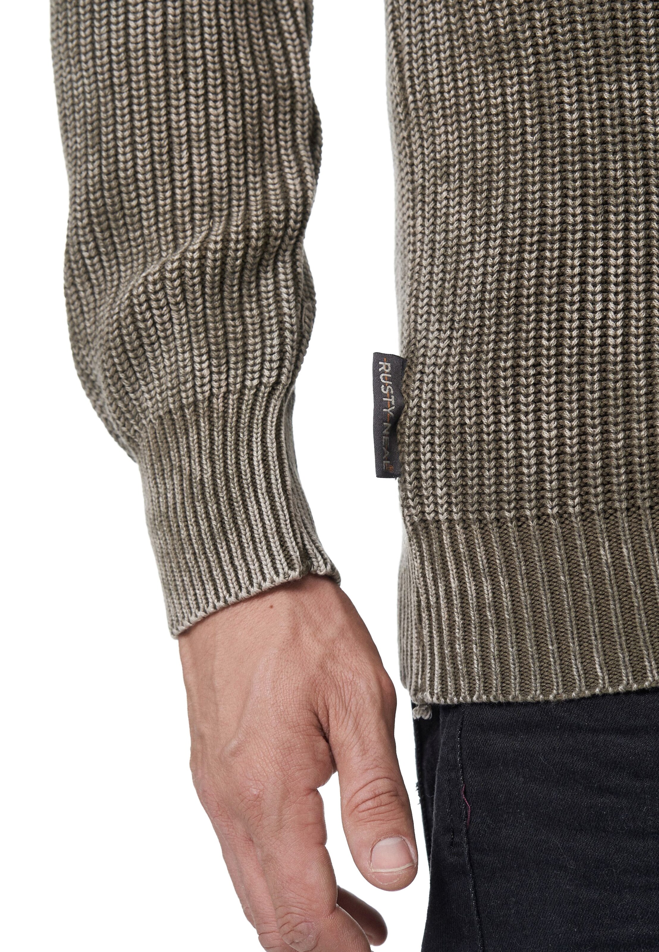 Rusty Neal Pullover in Grau